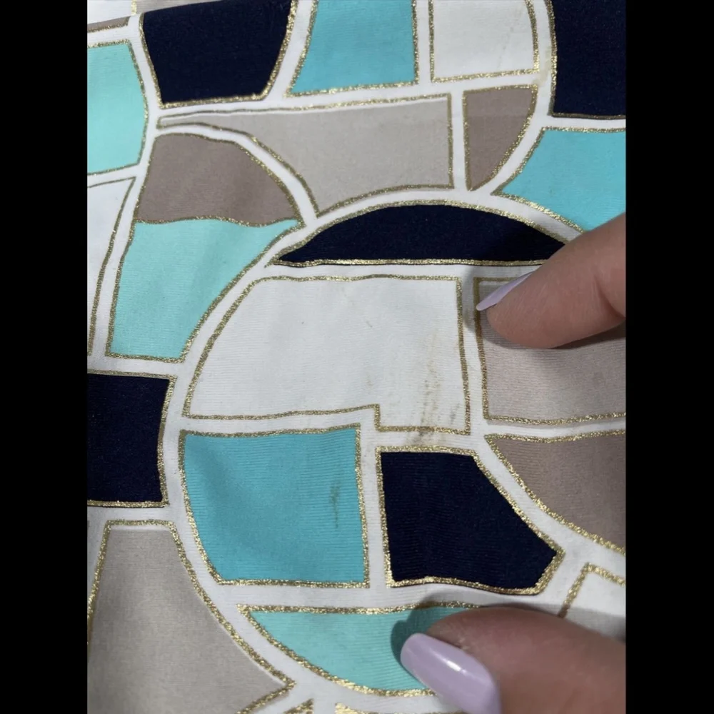 NEW $68 Trina‎ Turk Disco Deco Reversible Bikini Bottoms [SZ 8 ]